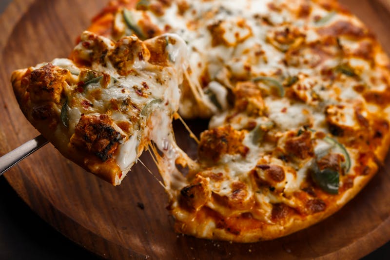 Quattro Formaggi - four cheese Italian pizza