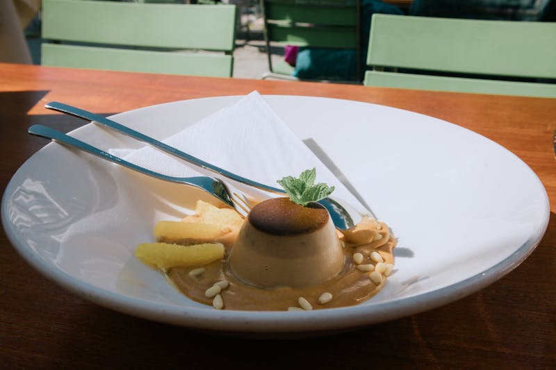 Panna Cotta al Caramello - caramel panna cotta dessert